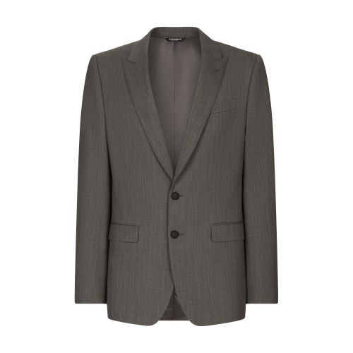 Dolce & Gabbana Single-breasted stretch wool Martini-fit suit