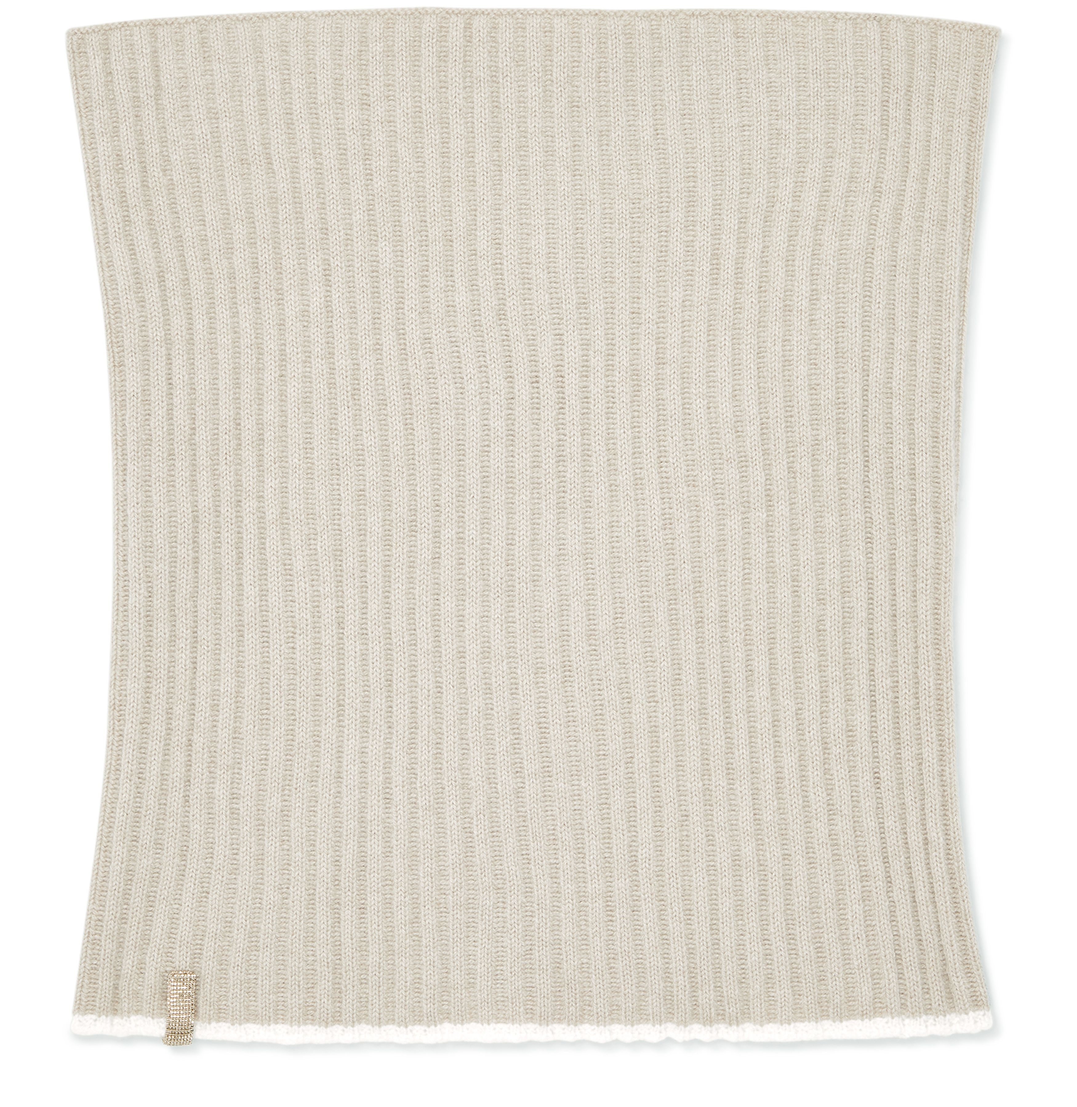 Brunello Cucinelli Knit neck warmer with monili