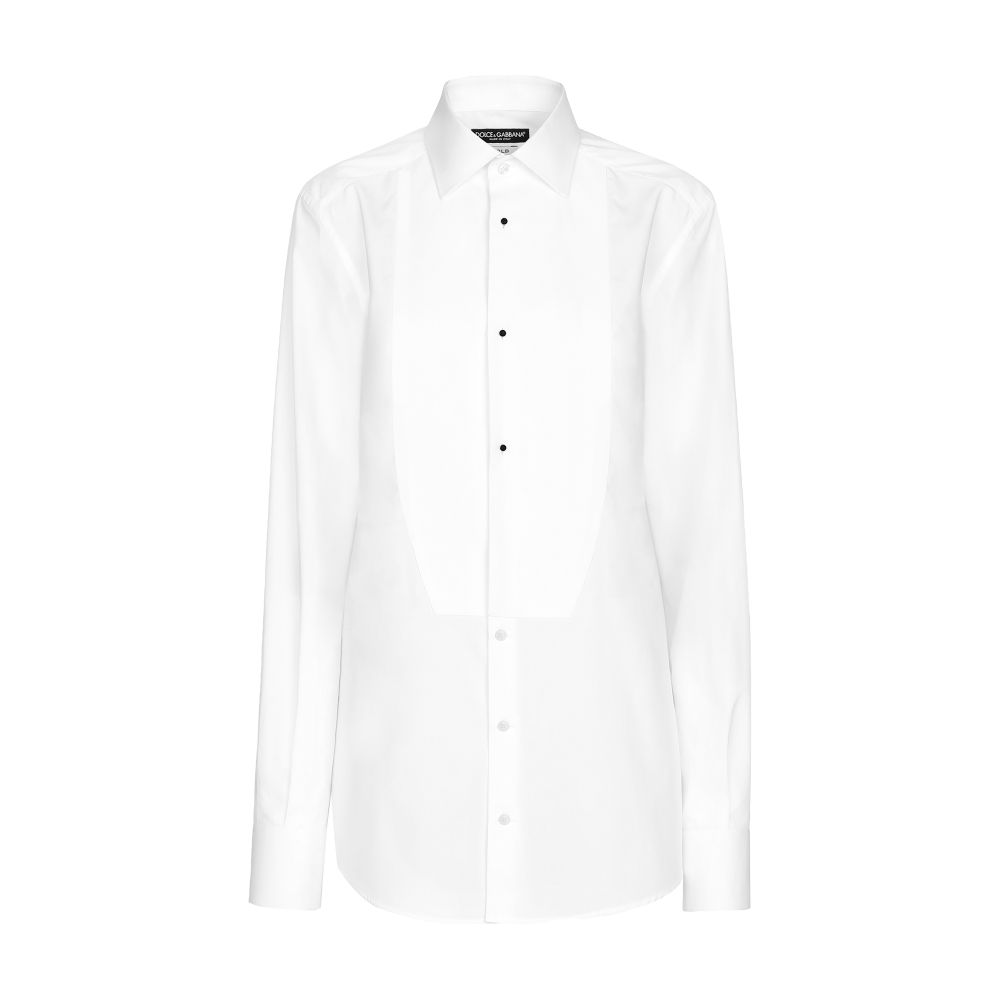 Dolce & Gabbana Cotton tuxedo shirt