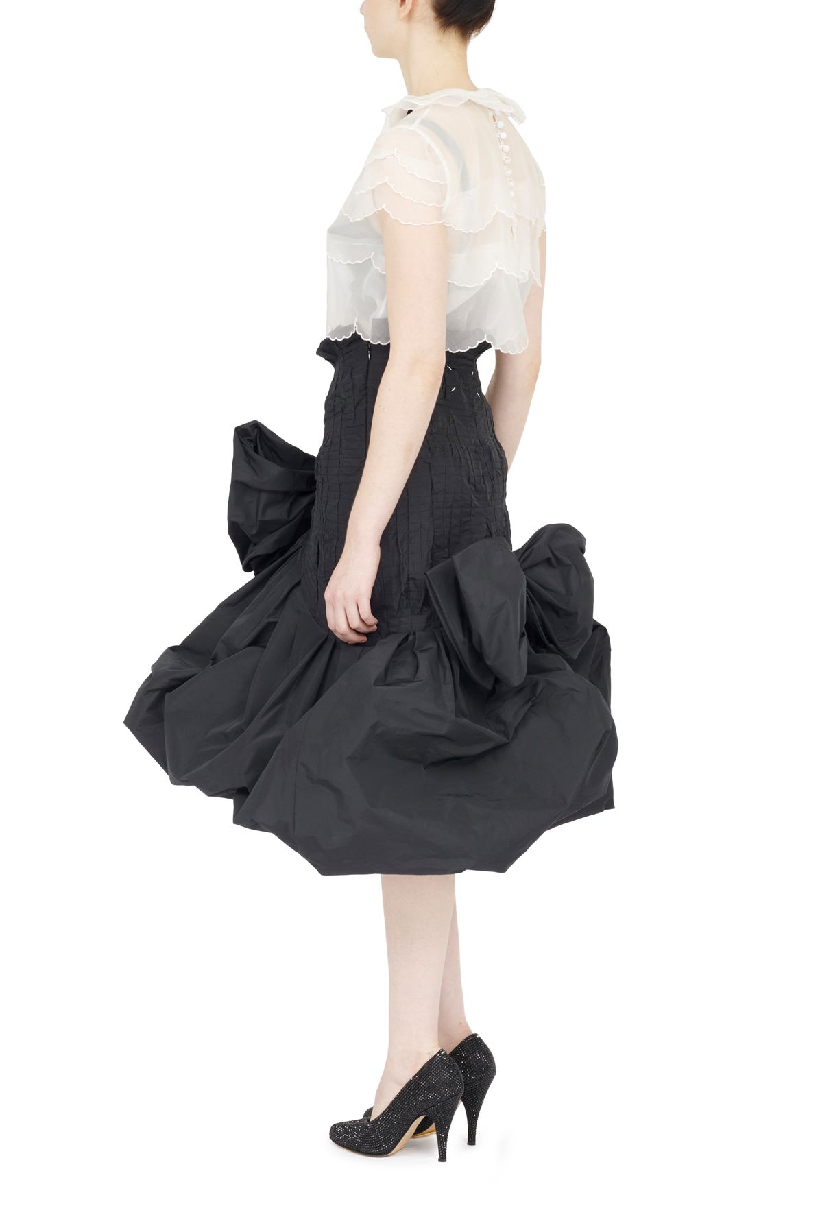 Maison Margiela Bow voluminous skirt