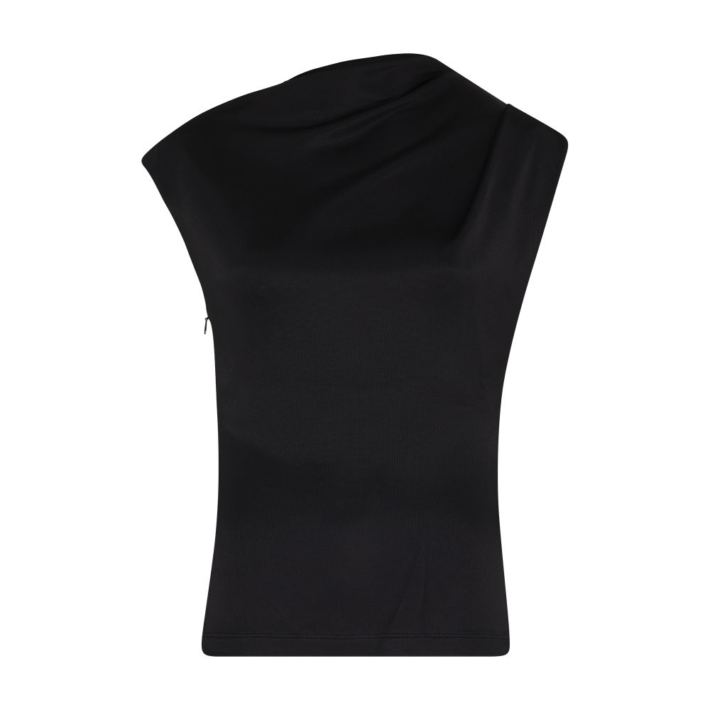 Alexander McQueen Jersey drapped top