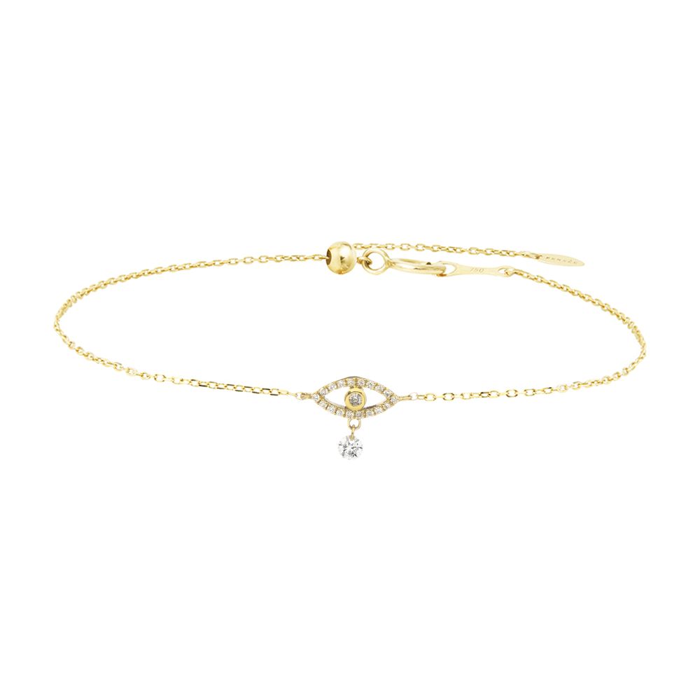 Persée Eye gold diamond bracelet