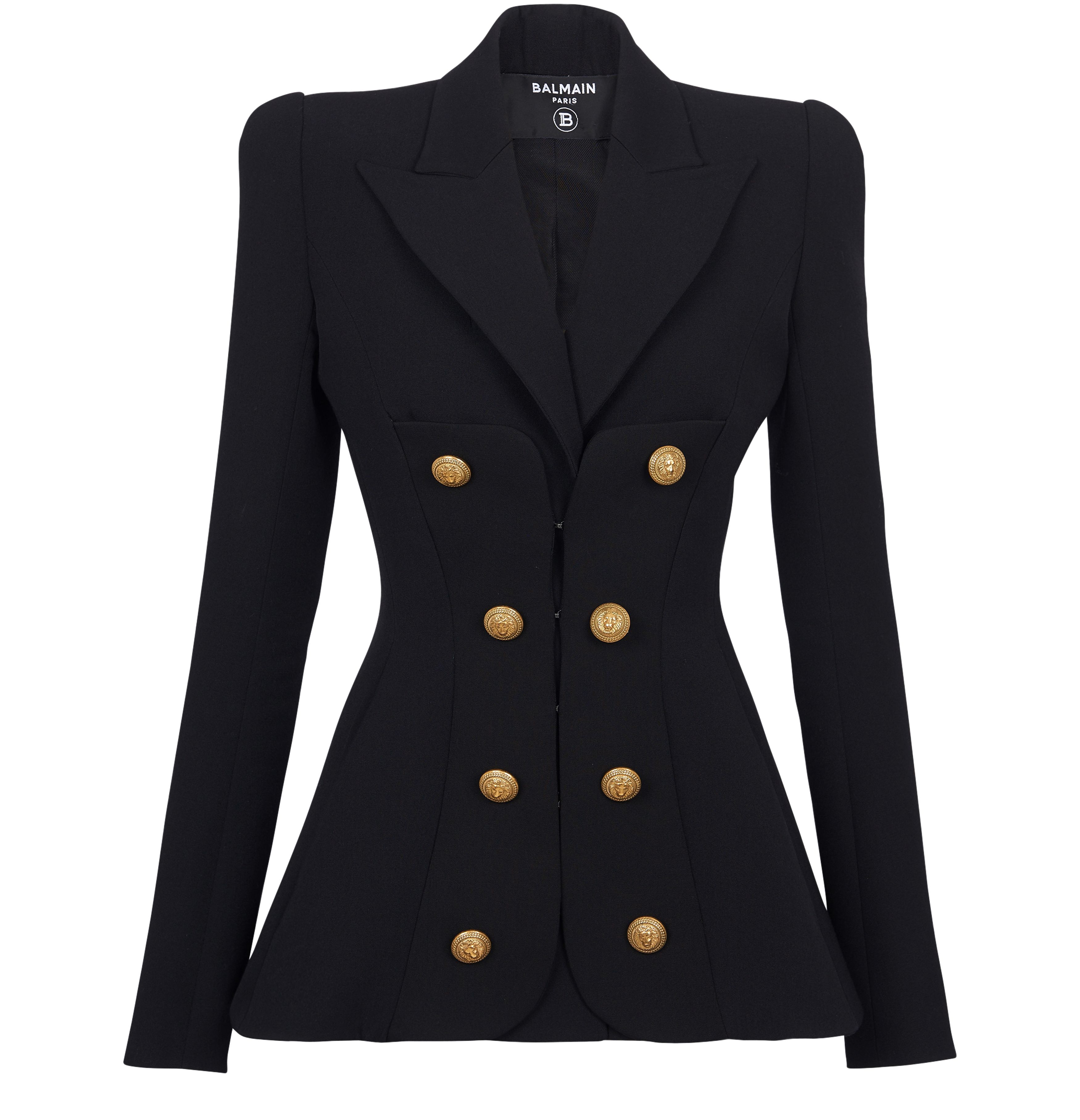 Balmain 8-buttoned grain de poudre jacket