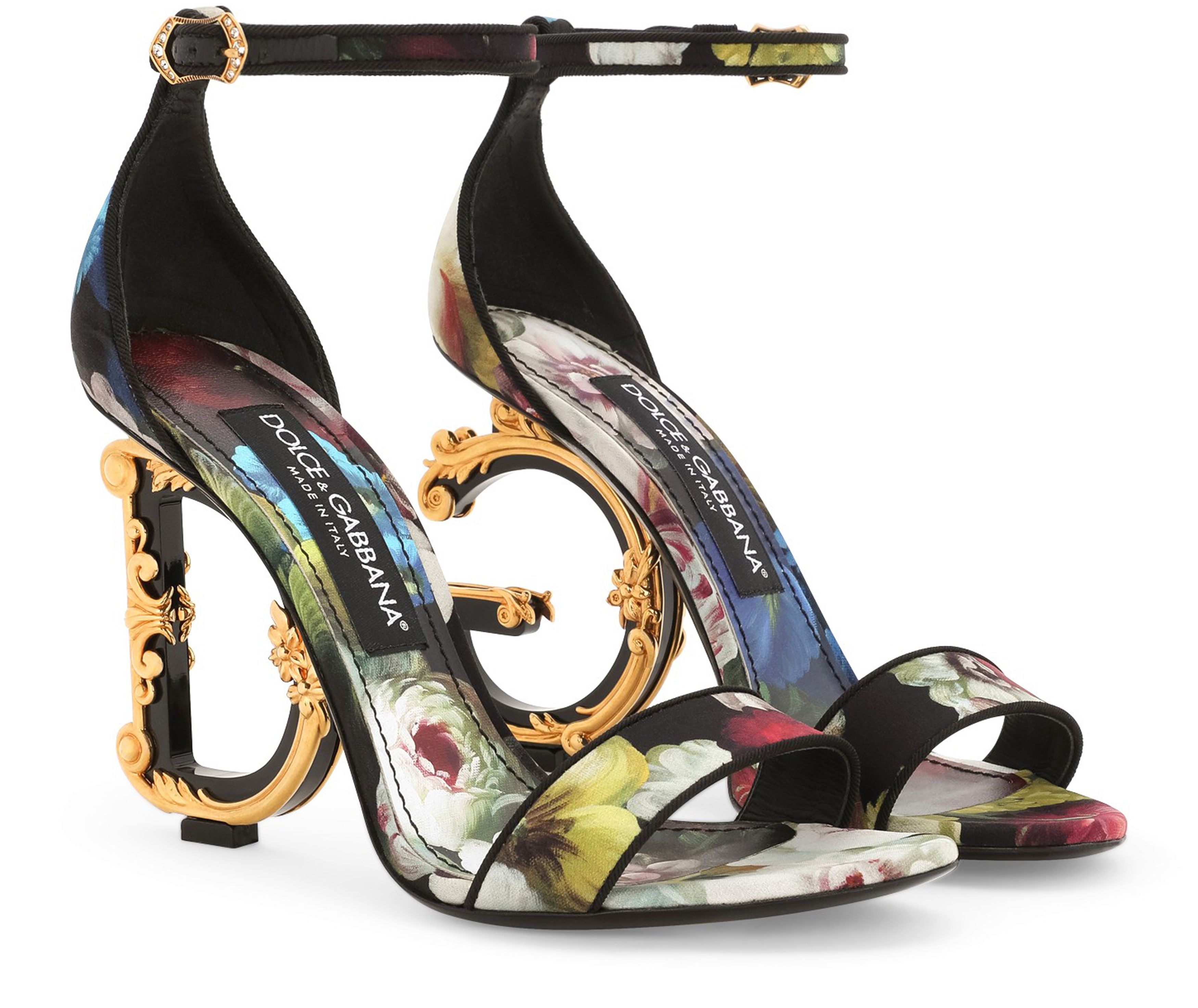 Dolce & Gabbana Charmeuse baroque dg sandals