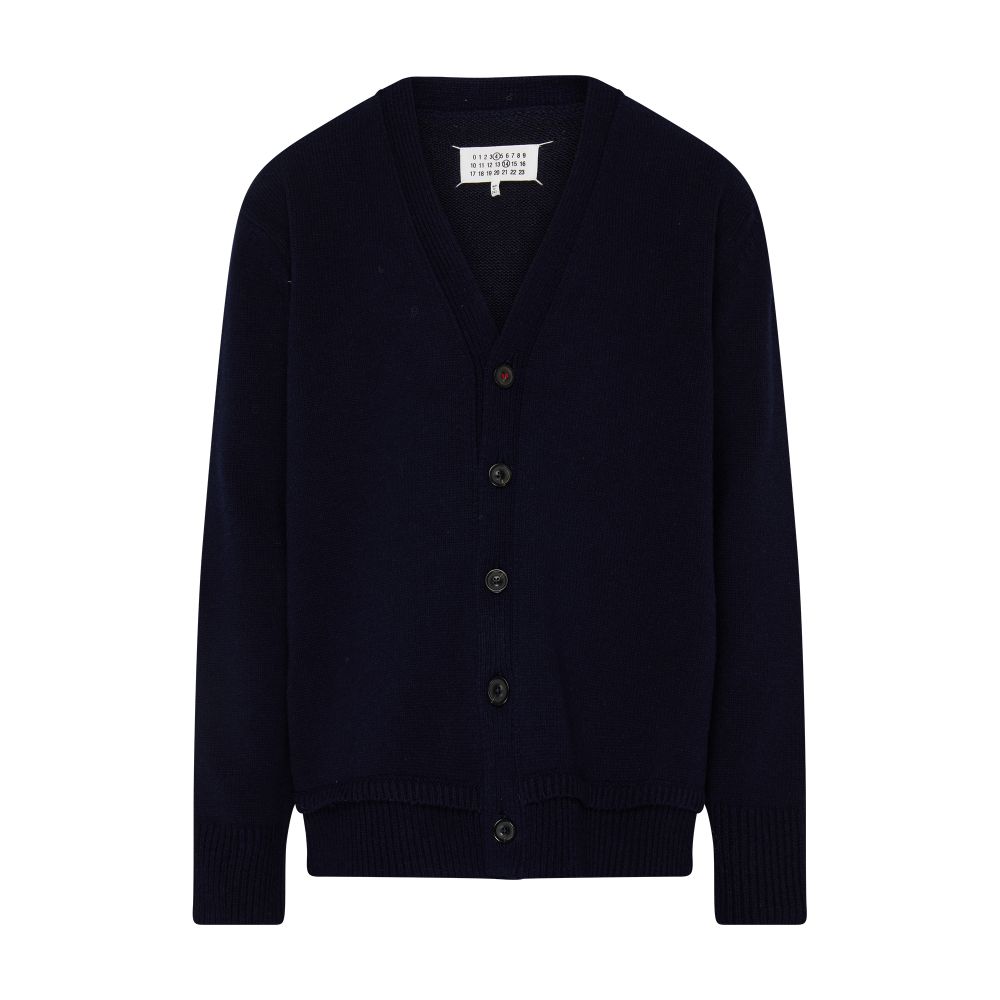 Maison Margiela Elbow patch cardigan