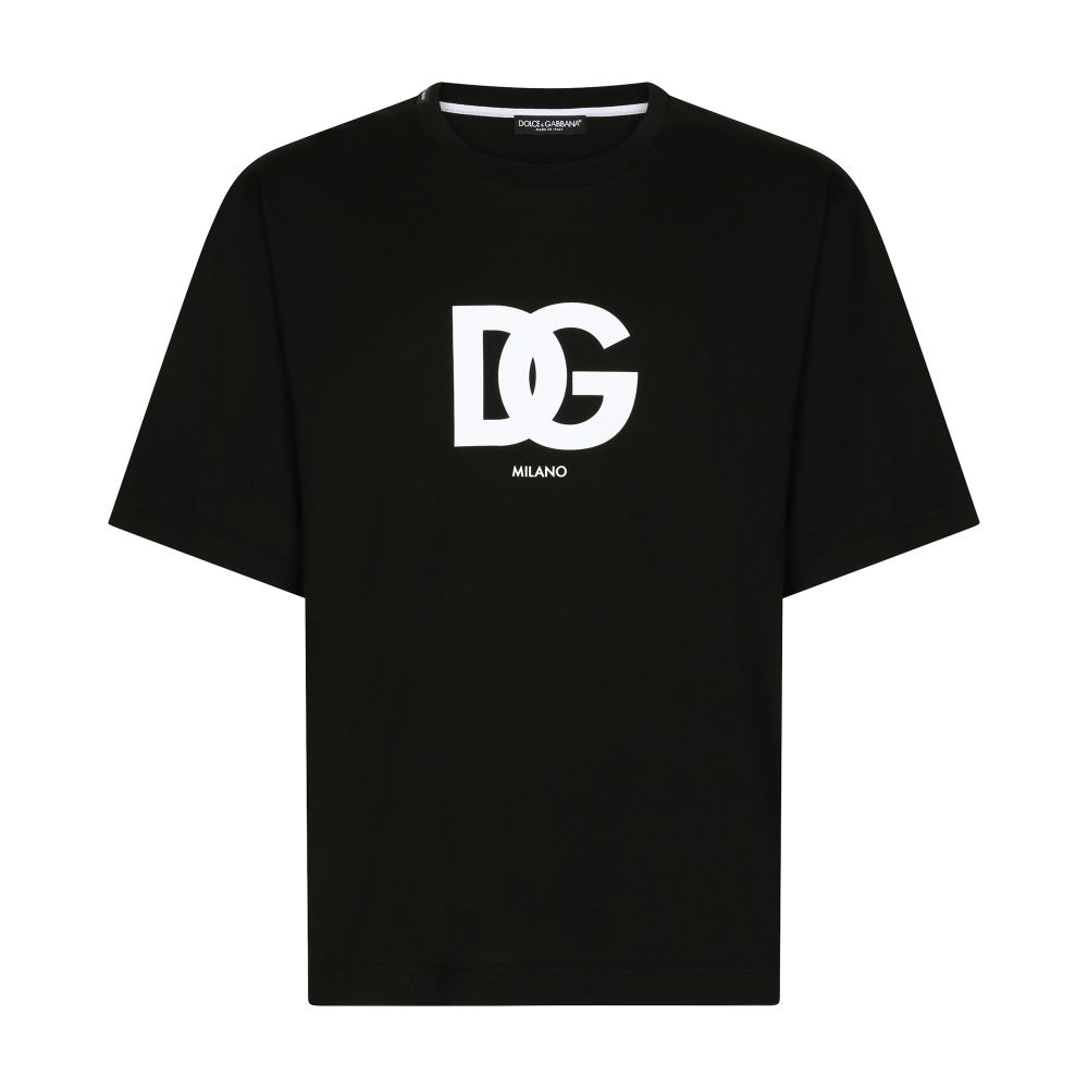 Dolce & Gabbana Cotton T-shirt with DG logo print