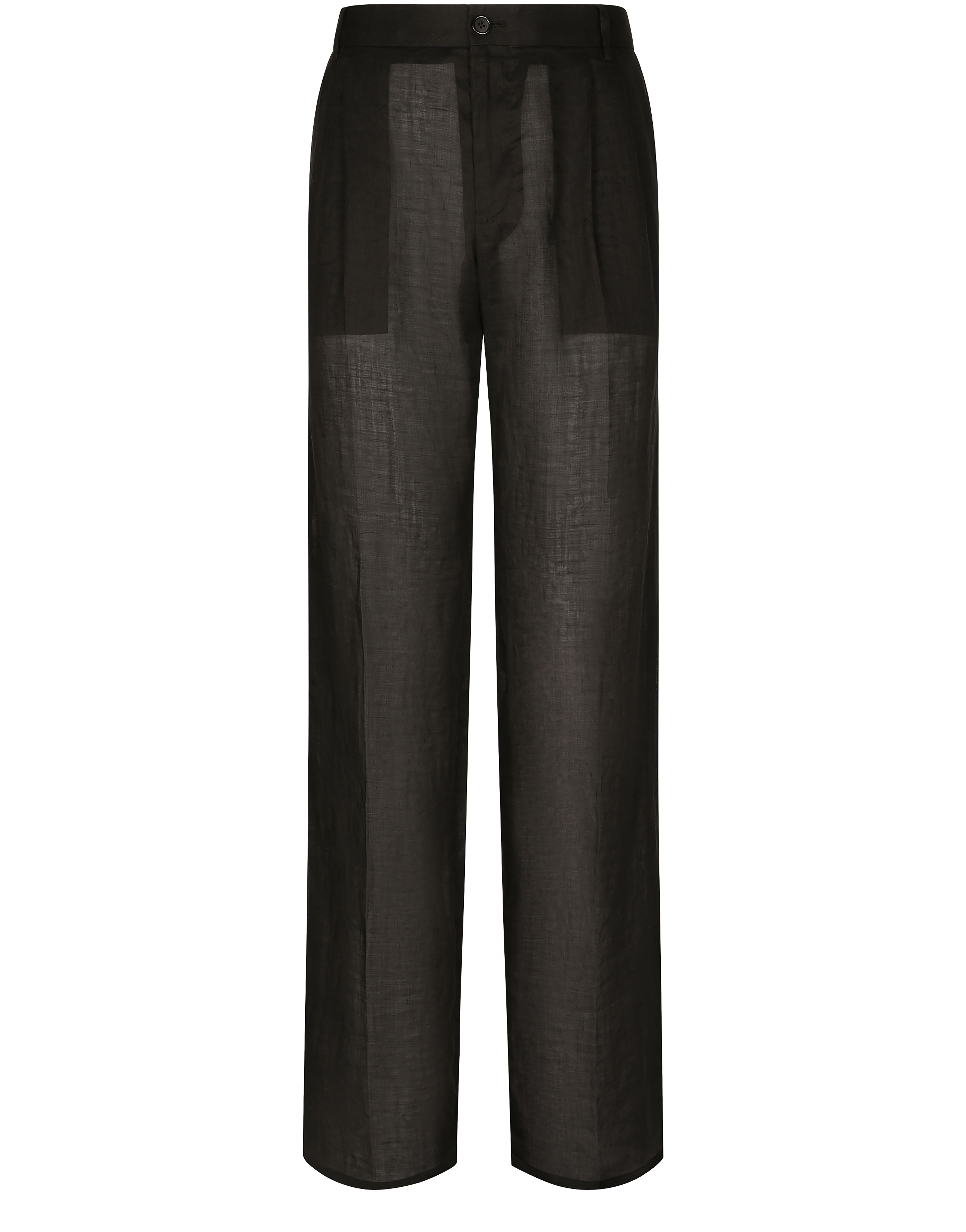 Dolce & Gabbana Tailored straight-leg linen pants