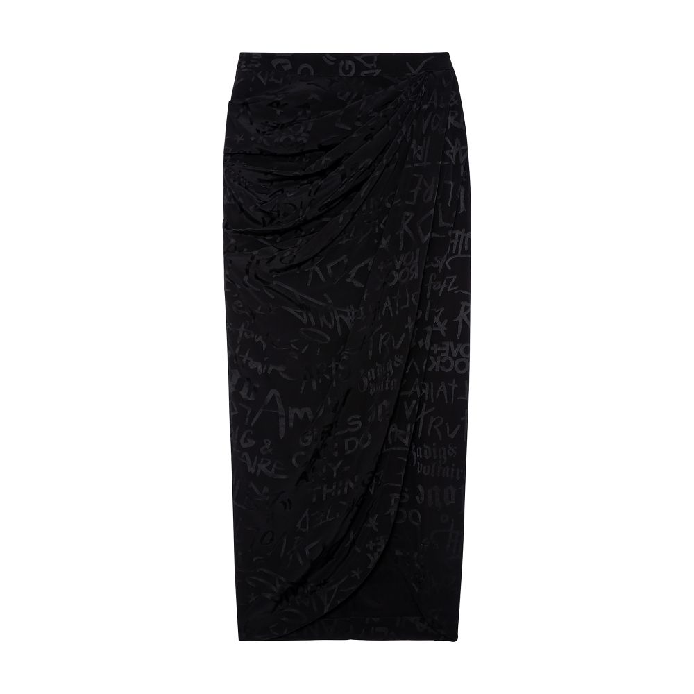 Zadig & Voltaire Jamelia silk jacquard skirt