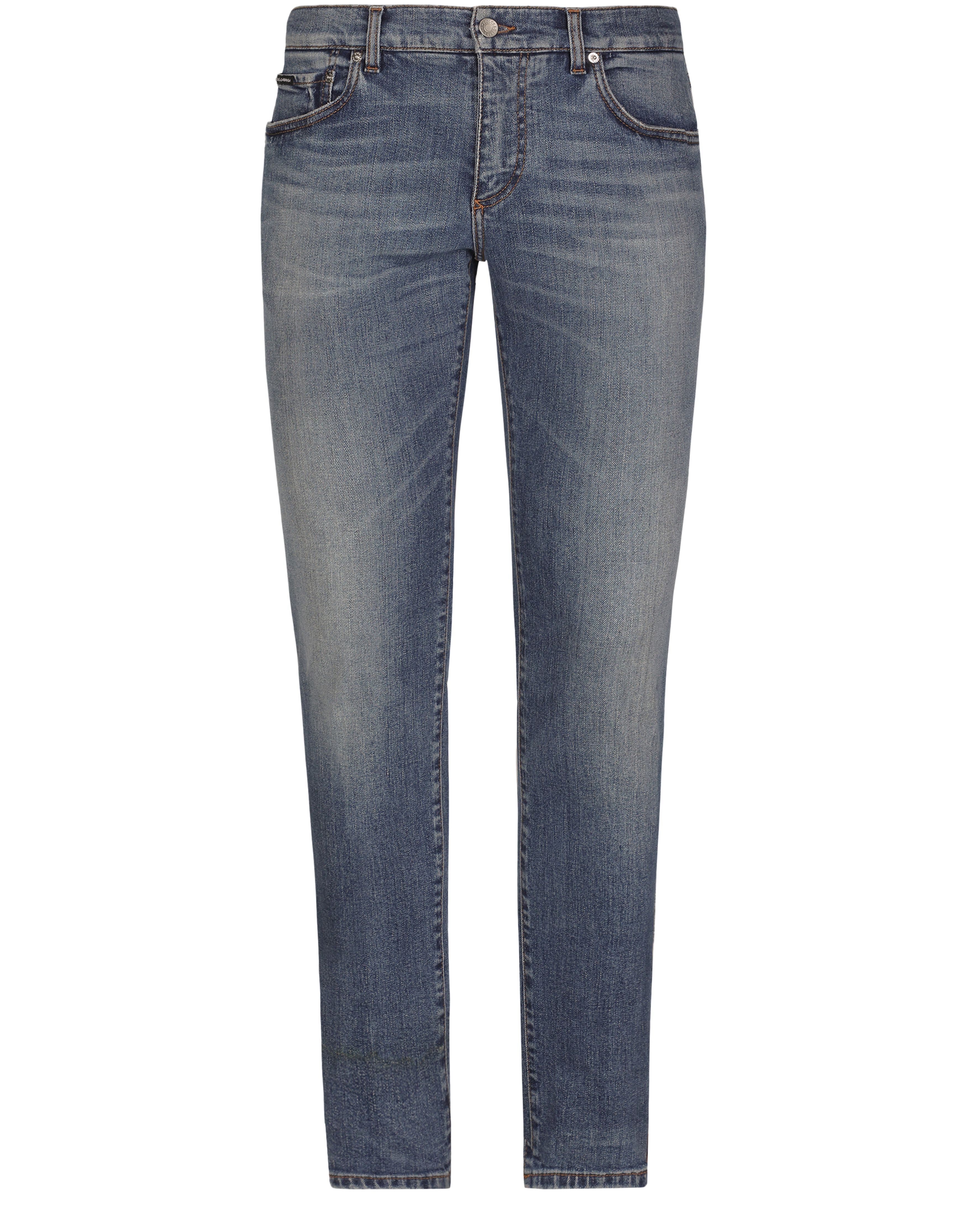 Dolce & Gabbana Washed skinny stretch jeans with whiskering