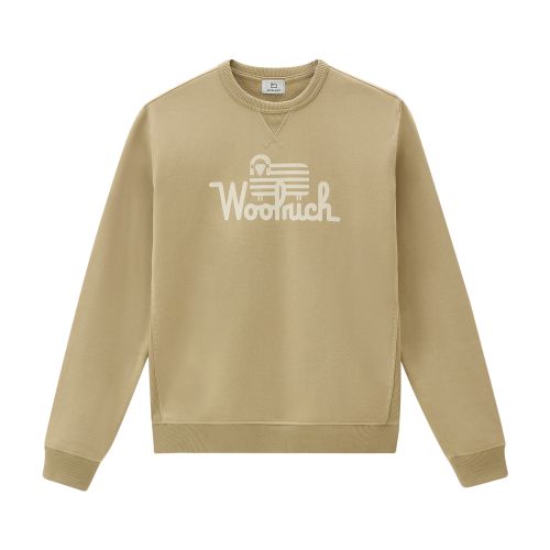 Woolrich Crewneck in Pure Cotton