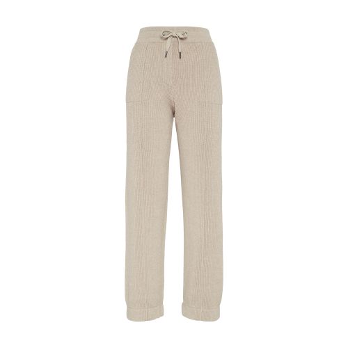 Brunello Cucinelli Cotton knit pants