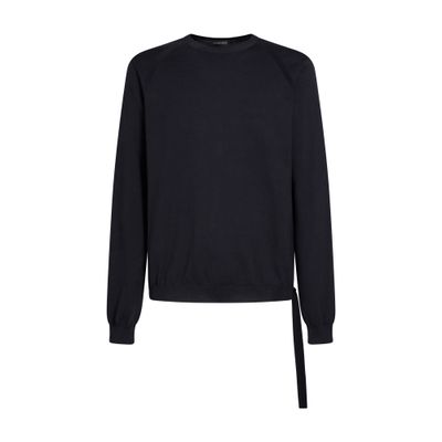 Ann Demeulemeester Geerten basic crew neck fine cotton/silk knit