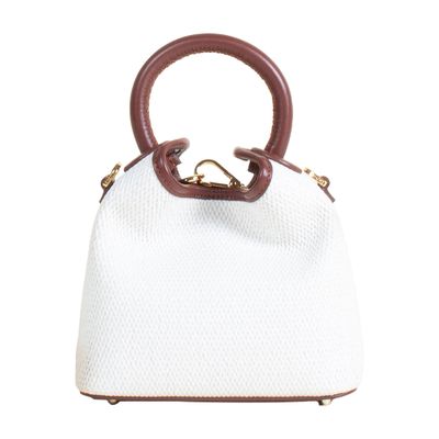 Elleme Madeleine small raffia bag