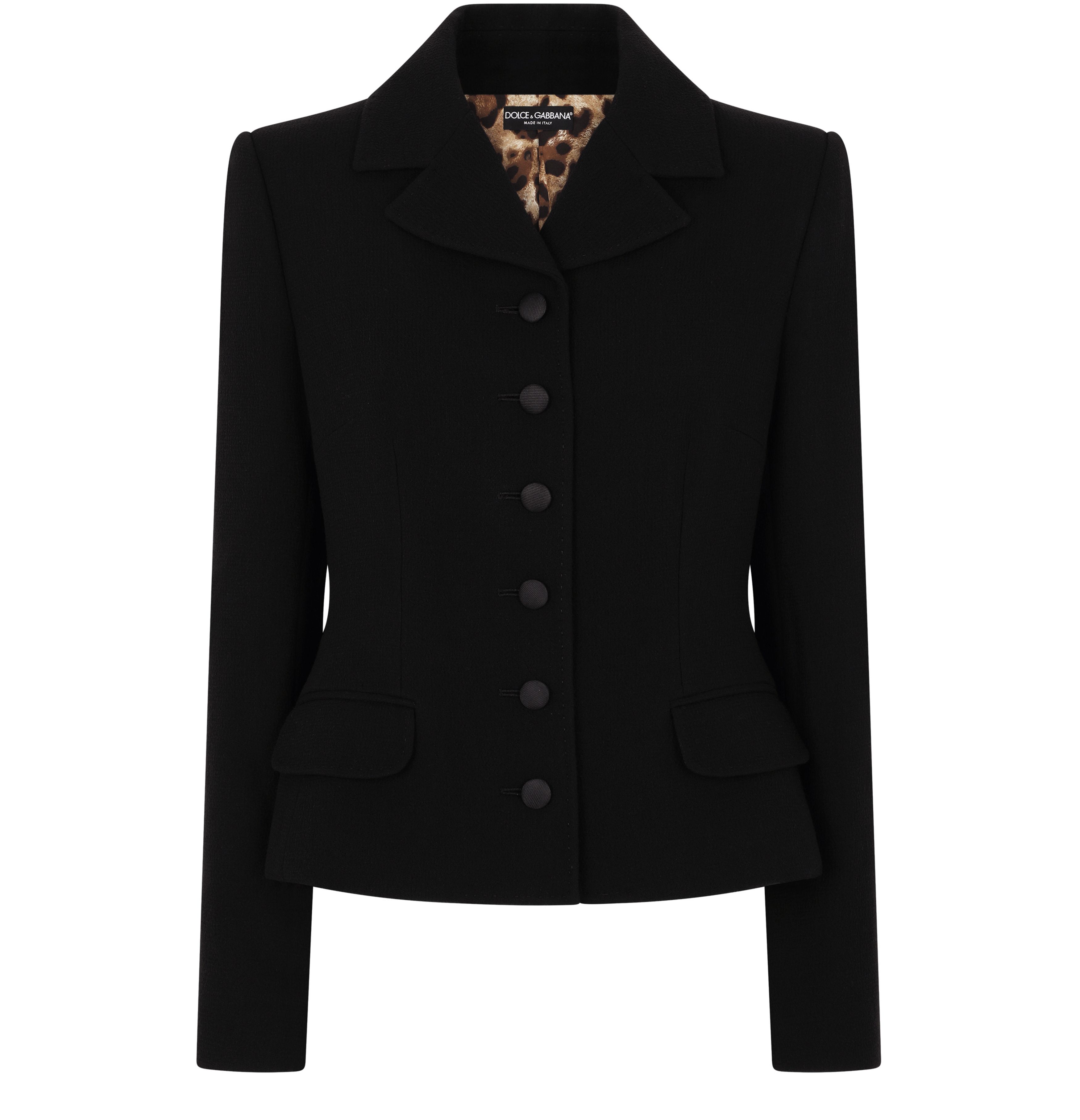 Dolce & Gabbana Single-breasted virgin wool jacket