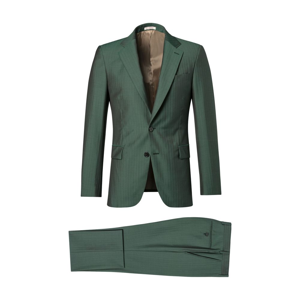  Solaro virgin wool fitted suit