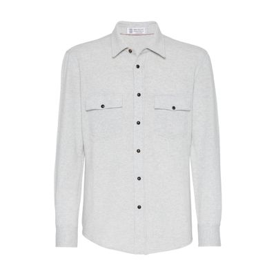 Brunello Cucinelli Wool, cashmere and silk cardigan