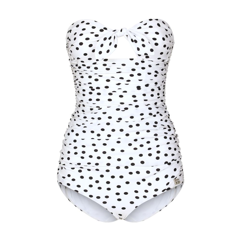 Dolce & Gabbana Polka-dot one-piece swimsuit