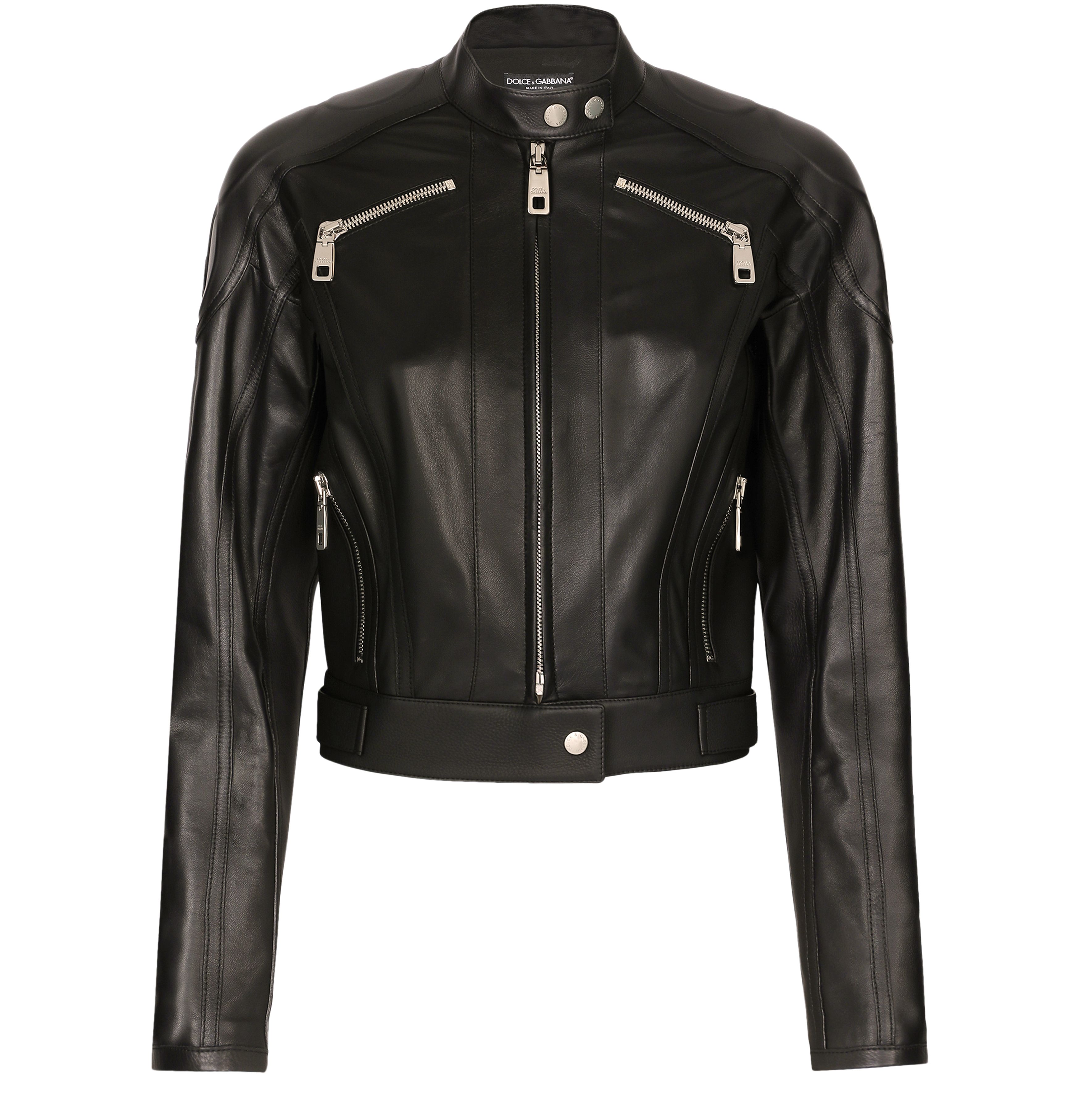 Dolce & Gabbana Nappa leather biker jacket