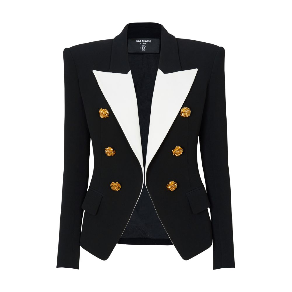 Balmain Cinched buttoned jacket