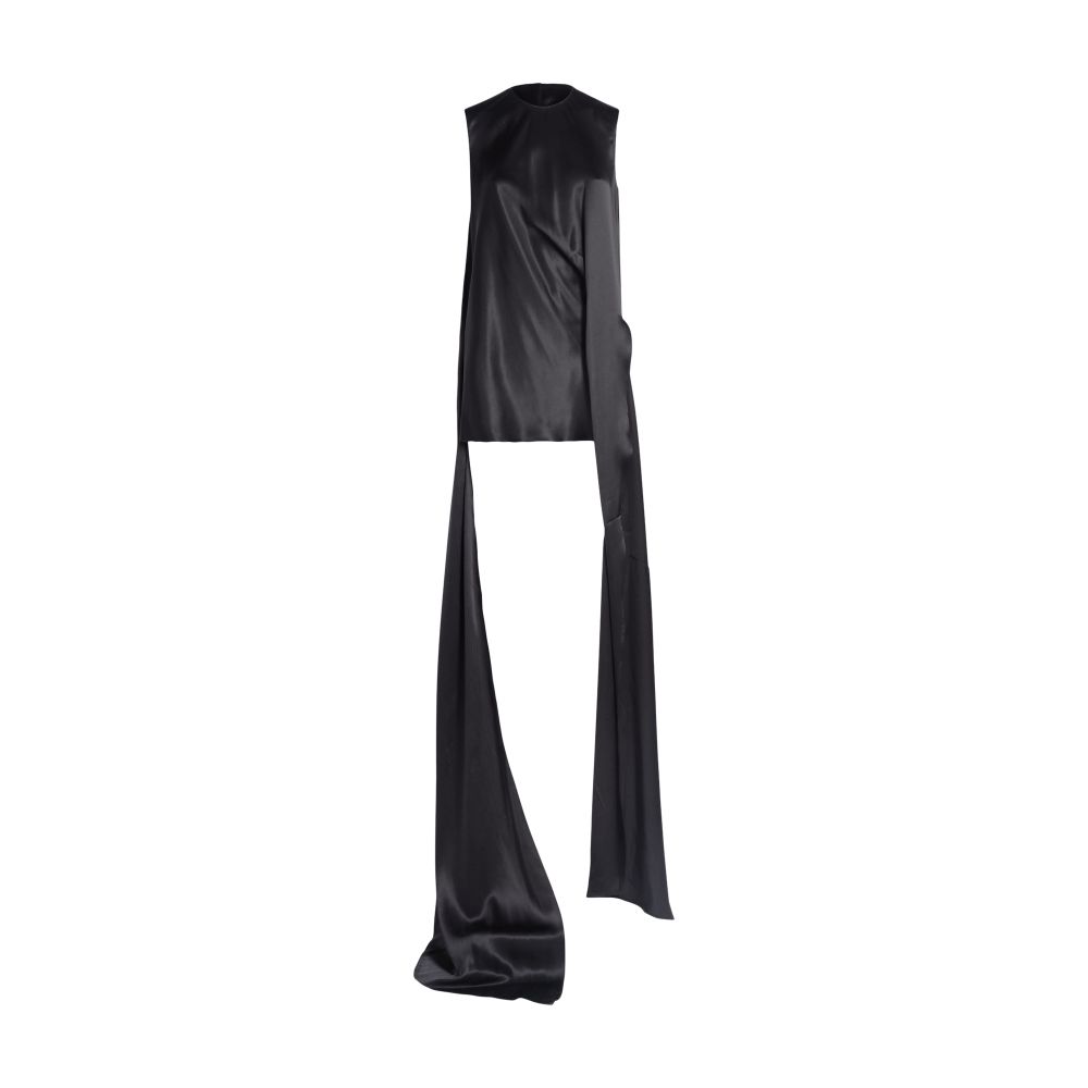 Ann Demeulemeester Jona mini asymmetric drape dress