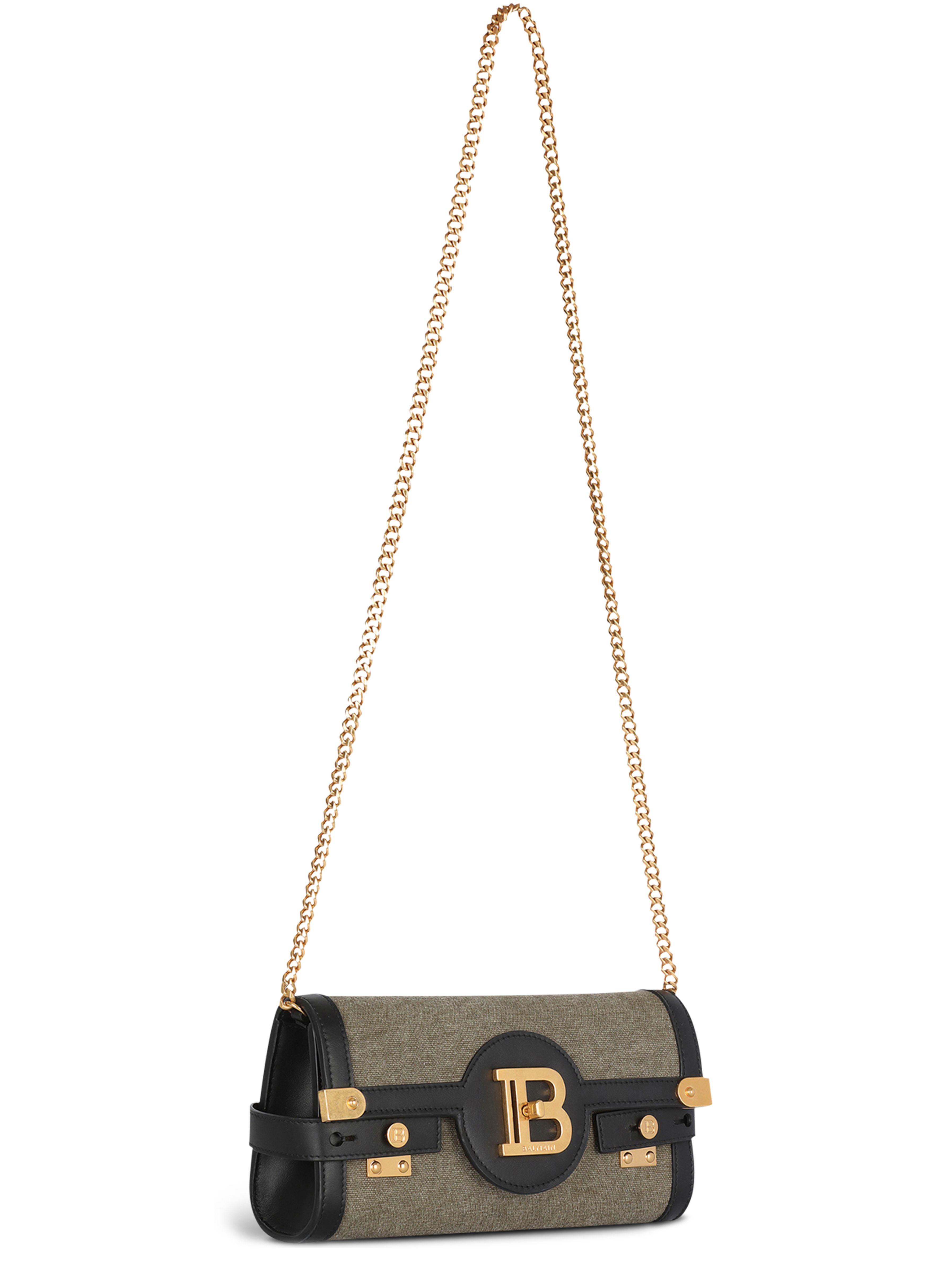 Balmain Canvas B-Buzz 23 clutch