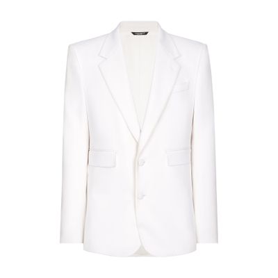 Dolce & Gabbana Single-breasted stretch wool jacket