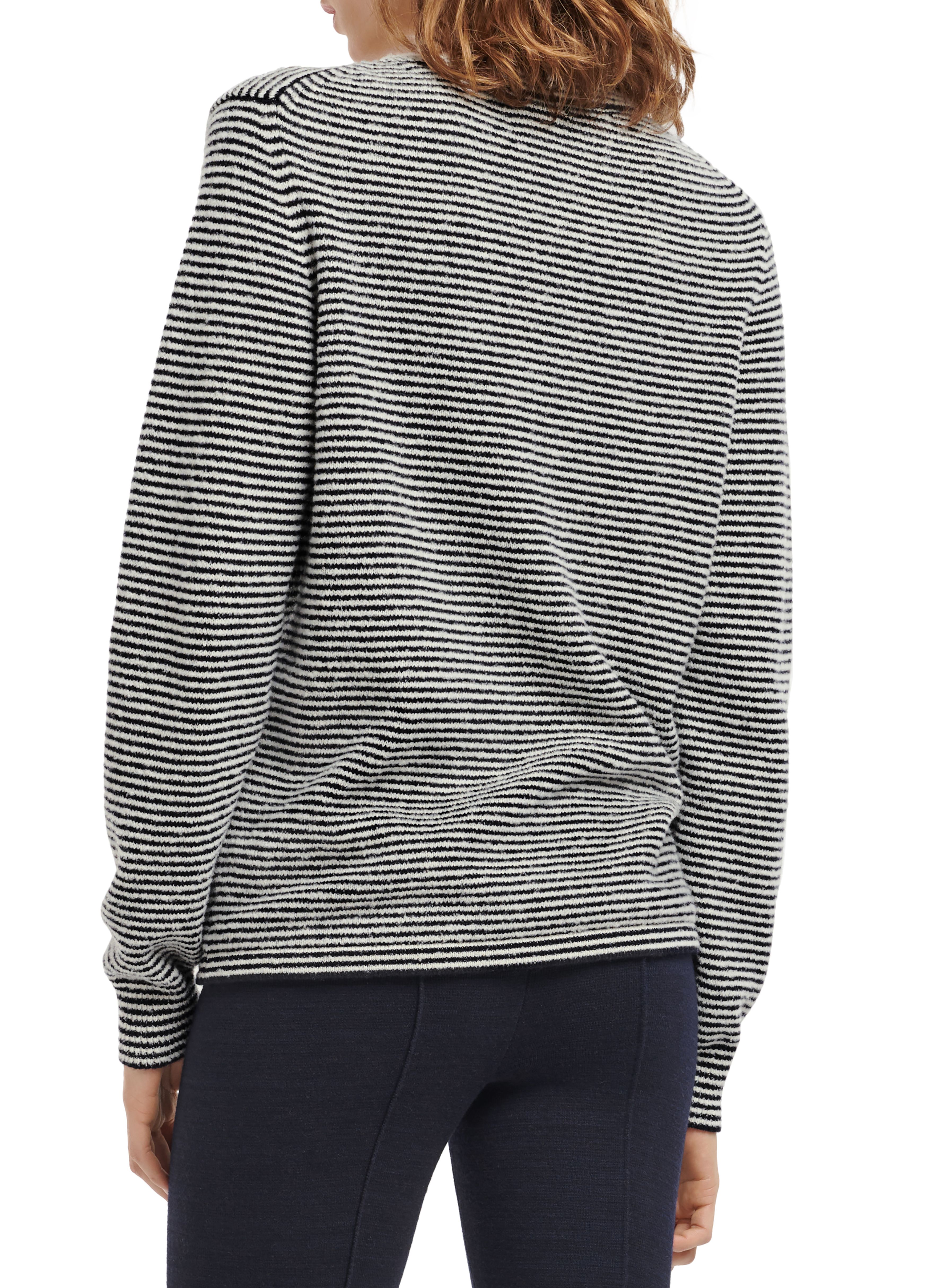 Barrie Cashmere jumper with thin stripes