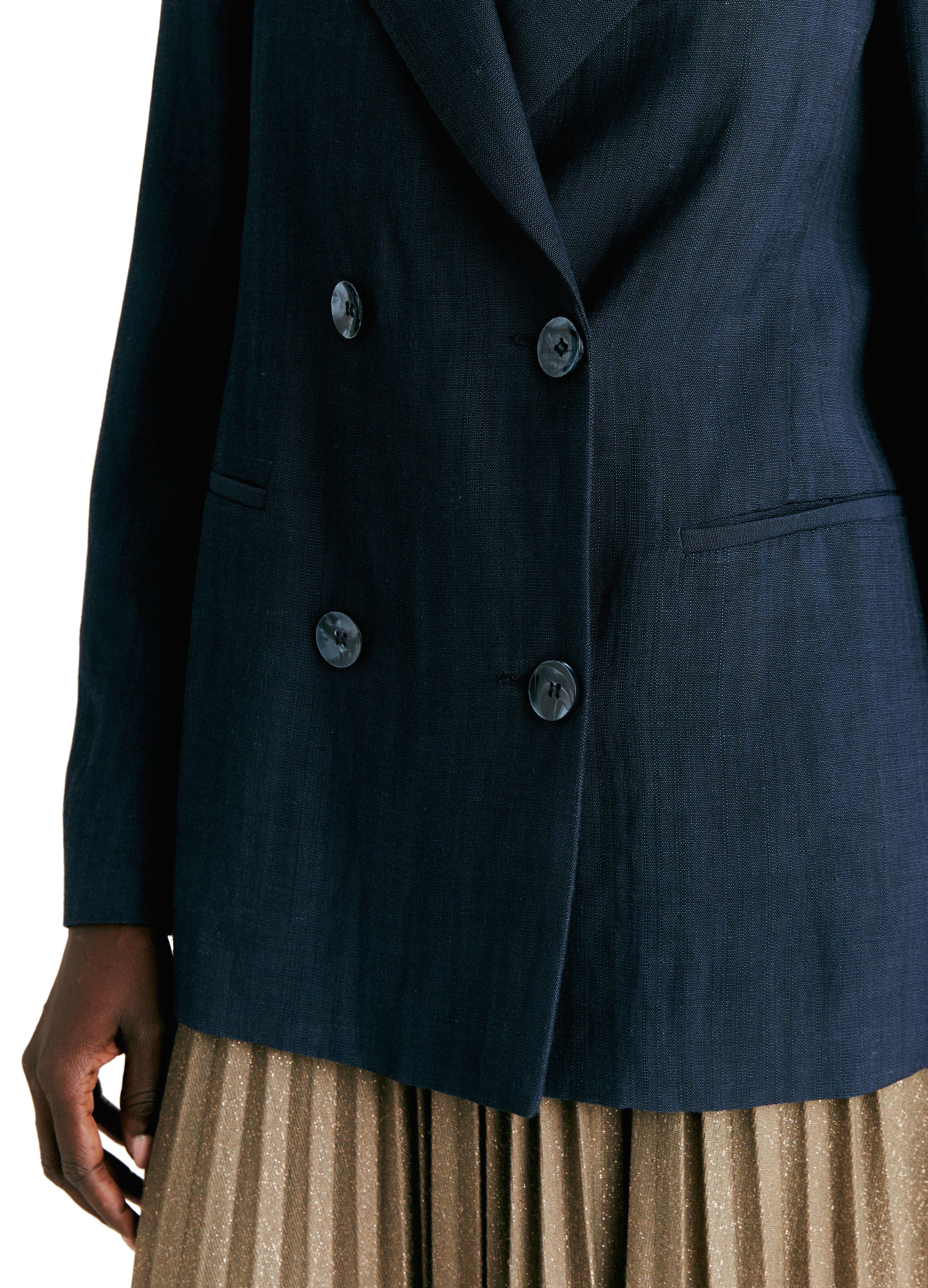  Clair elegant viscose linen jacket