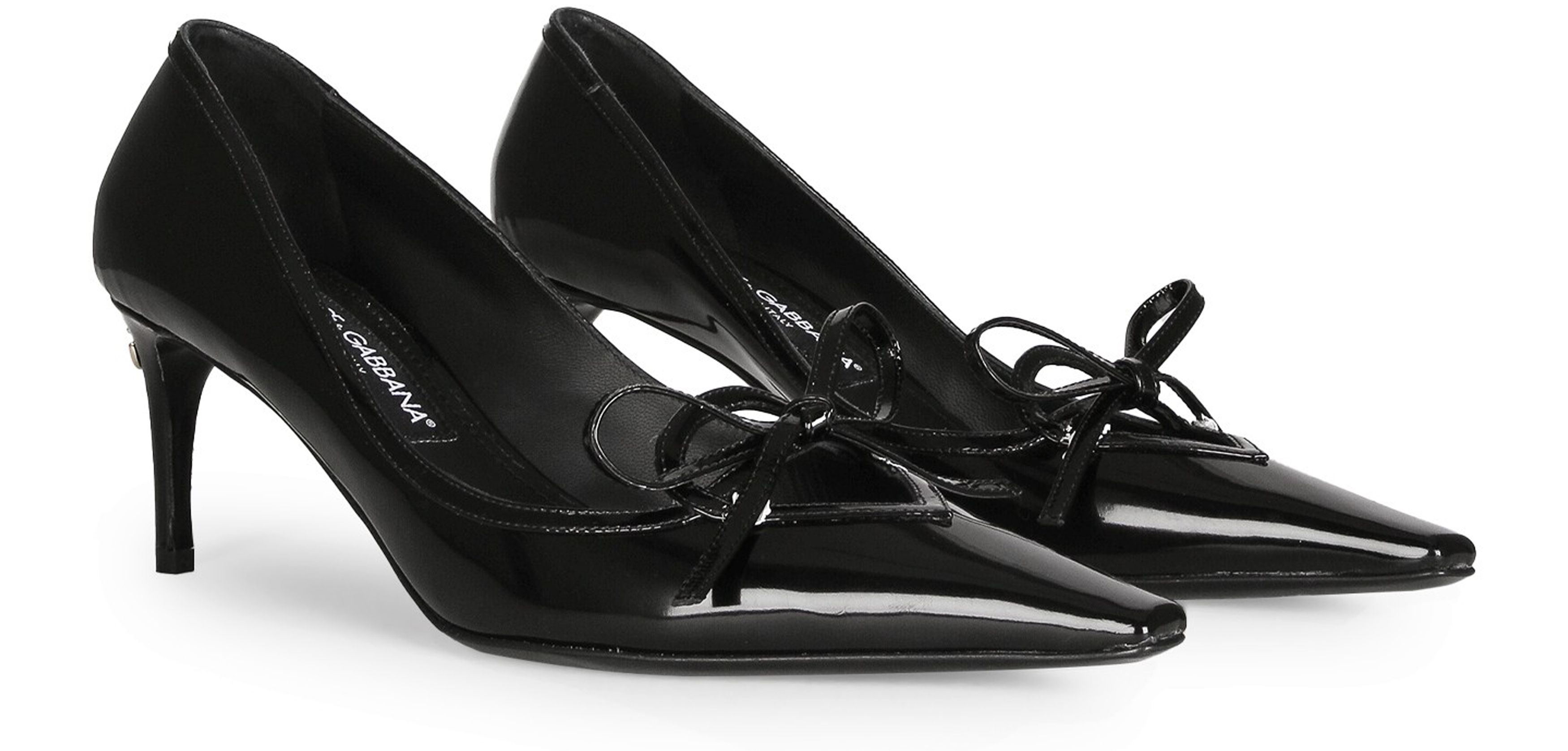 Dolce & Gabbana Polished calfskin pumps