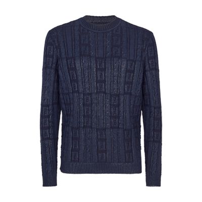 FENDI Long-sleeved crew-neck jumper