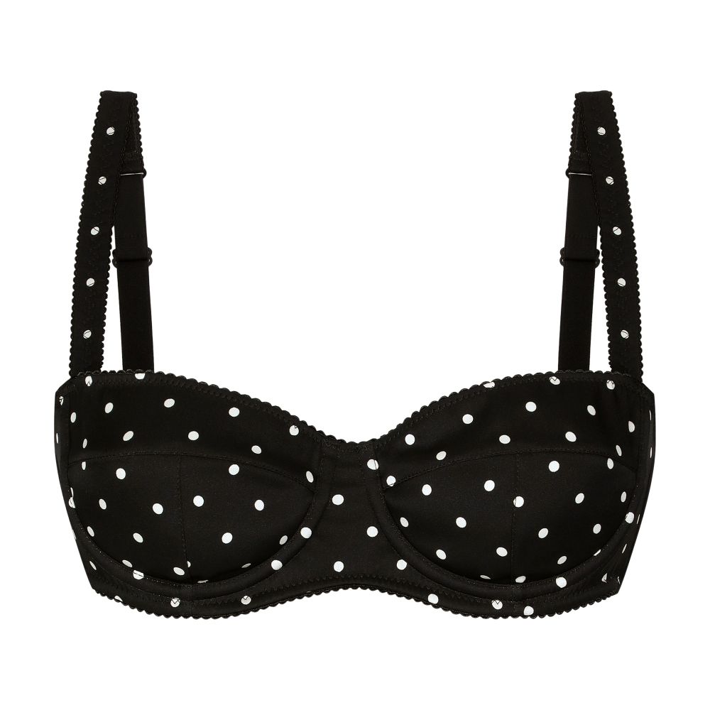 Dolce & Gabbana Polka-dot balconette bra