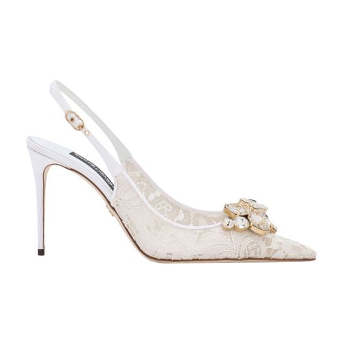 Dolce & Gabbana Slingbacks in lurex lace