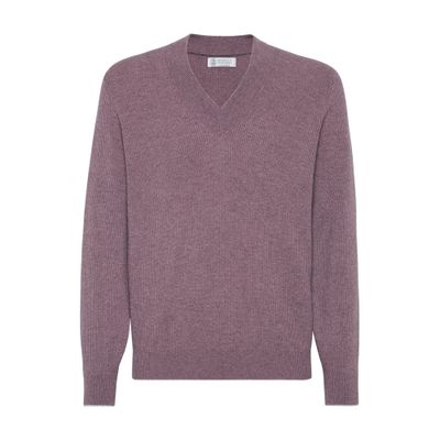 Brunello Cucinelli English Rib knit sweater