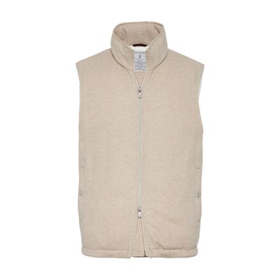 Brunello Cucinelli Chevron down vest