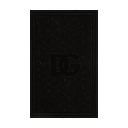 Dolce & Gabbana Cotton jacquard beach towel with DG Monogram