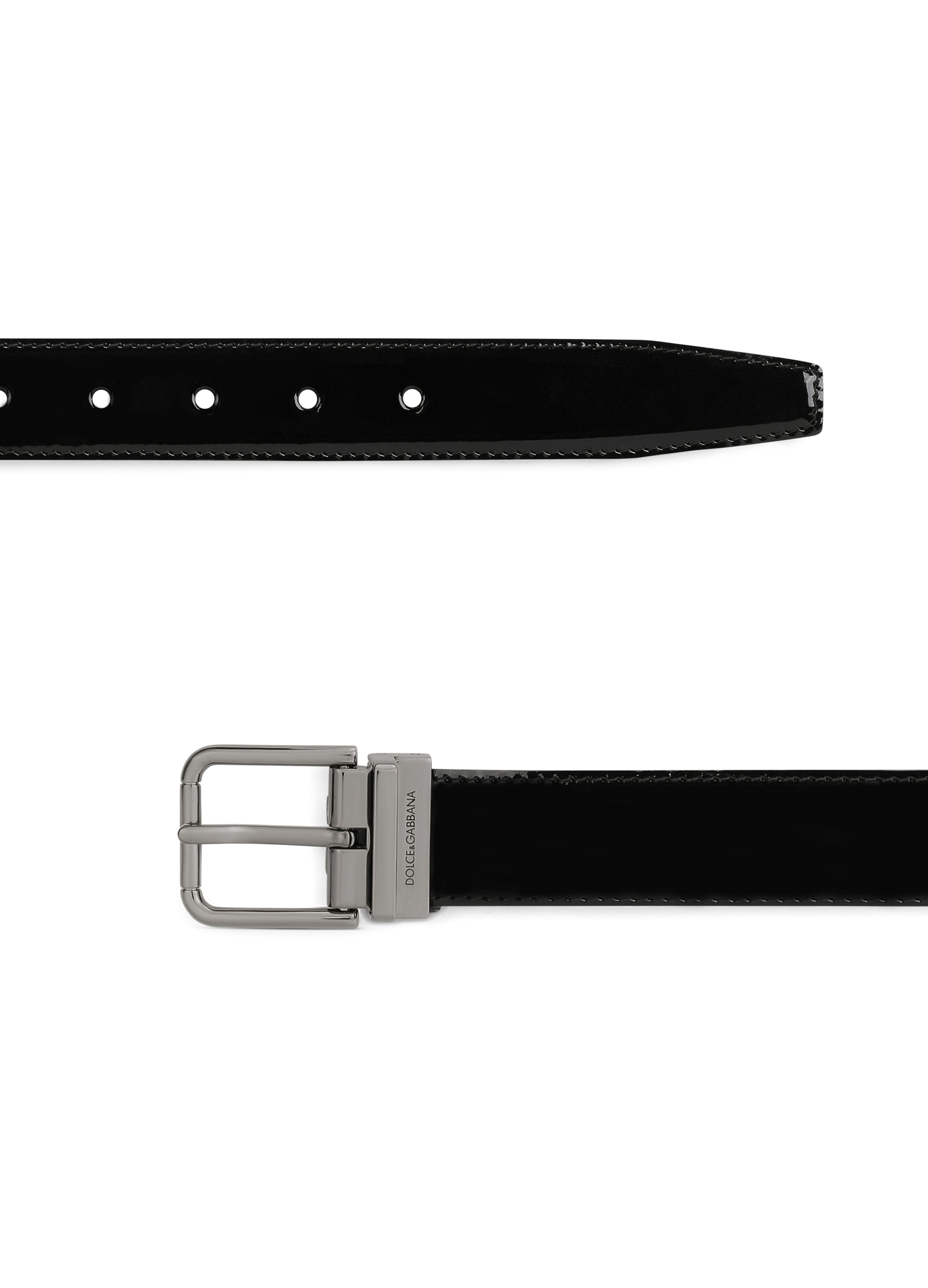 Dolce & Gabbana Patent calfskin belt