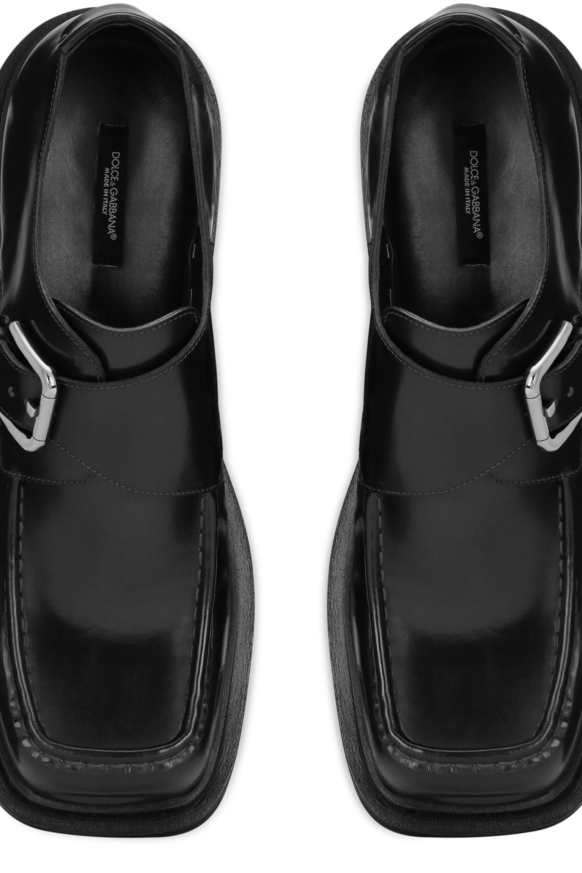 Dolce & Gabbana Brushed calfskin monkstrap shoes