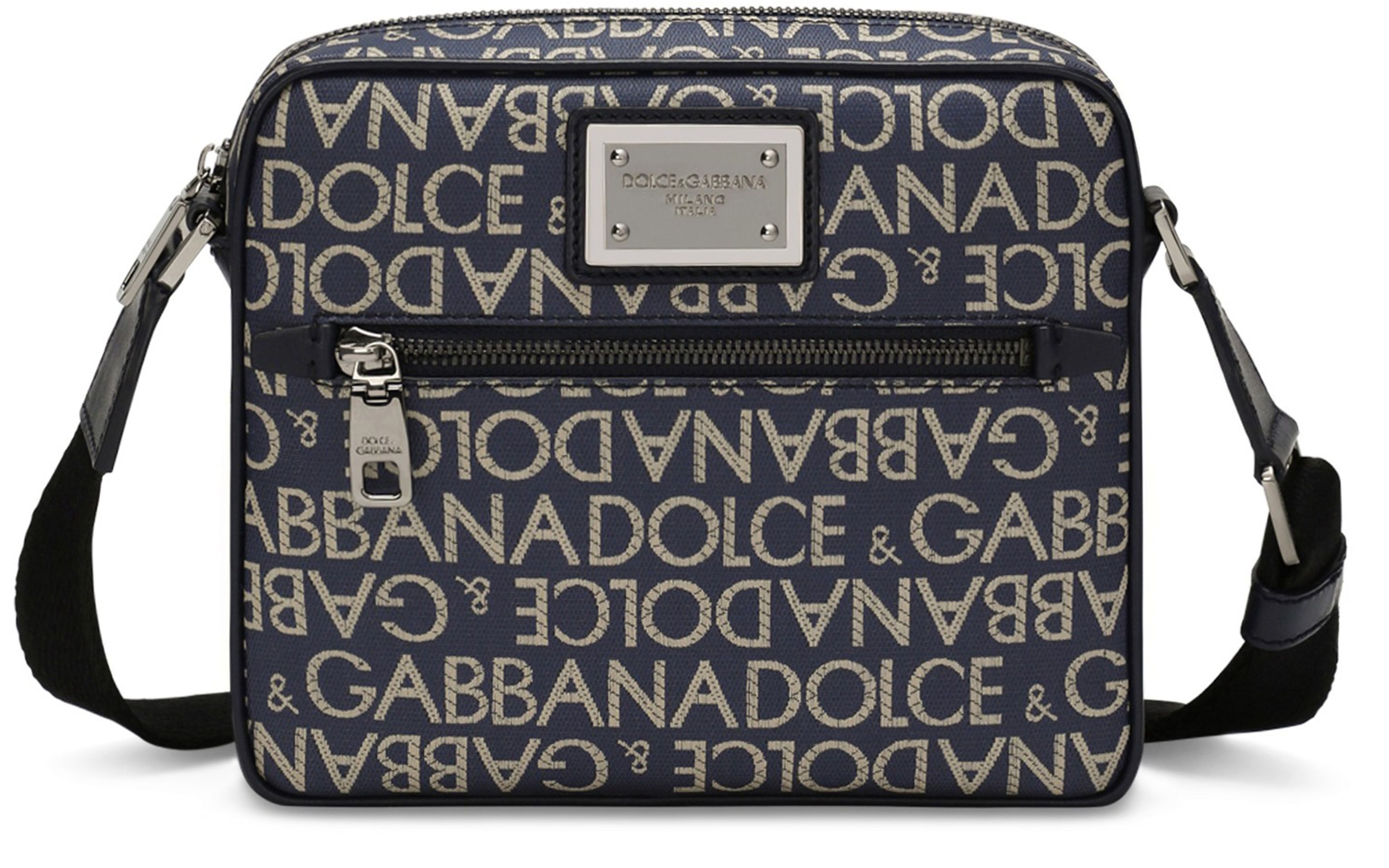 Dolce & Gabbana Coated jacquard crossbody bag