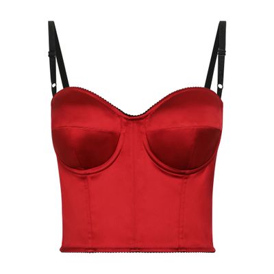 Dolce & Gabbana Satin corset top