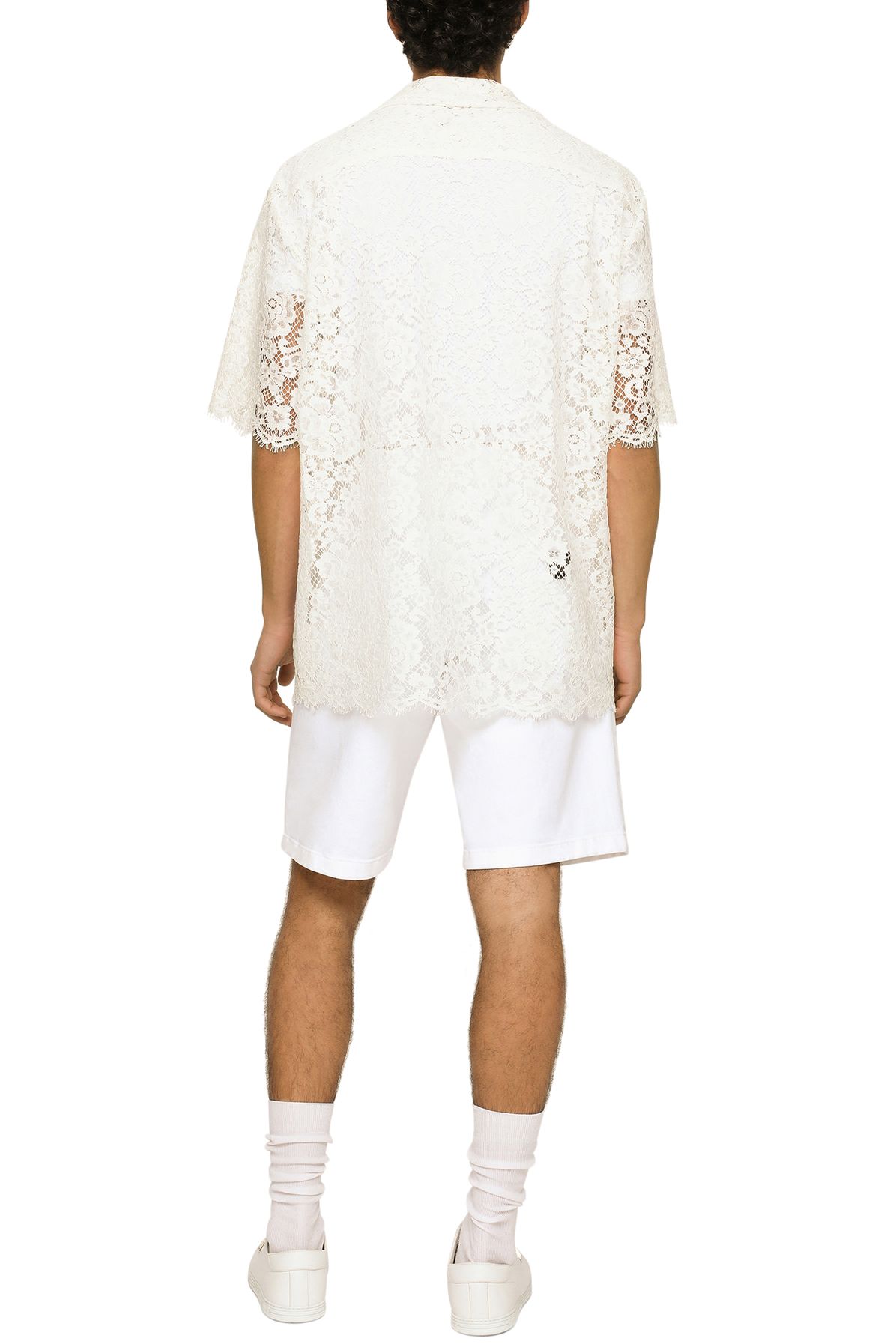 Dolce & Gabbana Lace Hawaiian shirt