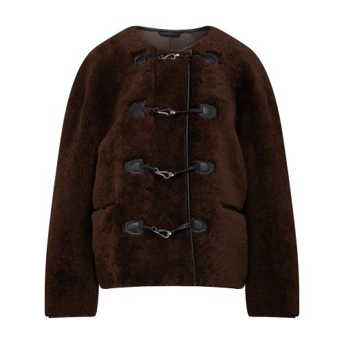 Toteme Teddy shearling clasp jacket