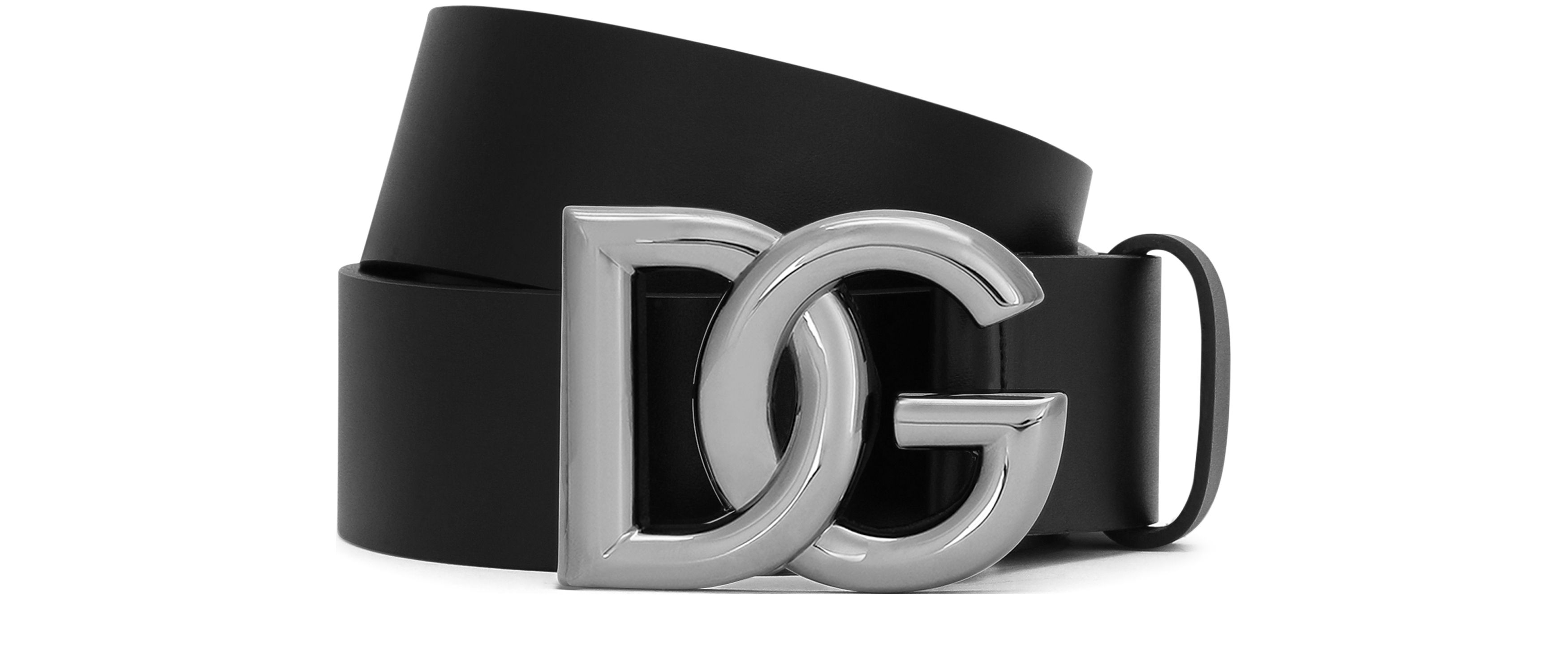 Dolce & Gabbana Leather belt with DG logo