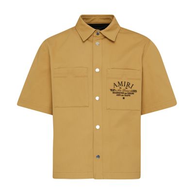 Amiri Arts District Camp shortsleeved shirt