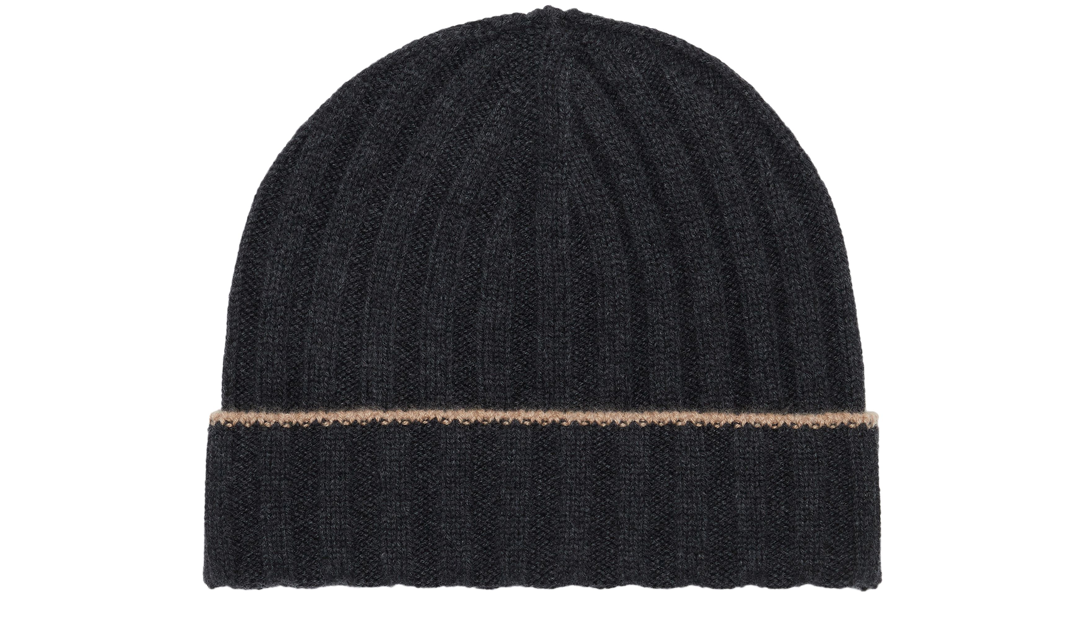 Brunello Cucinelli Cashmere rib knit beanie