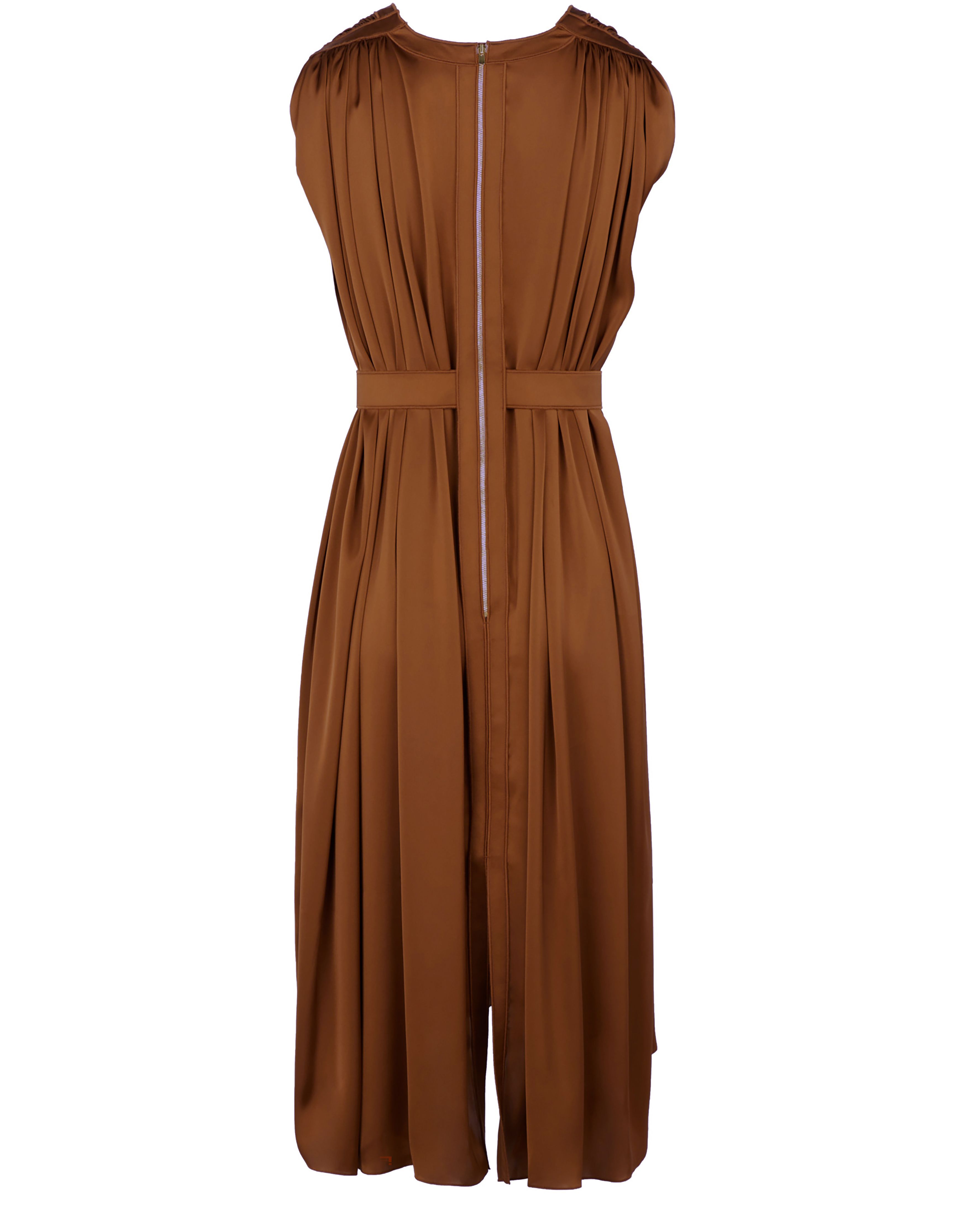  Belted midi dress