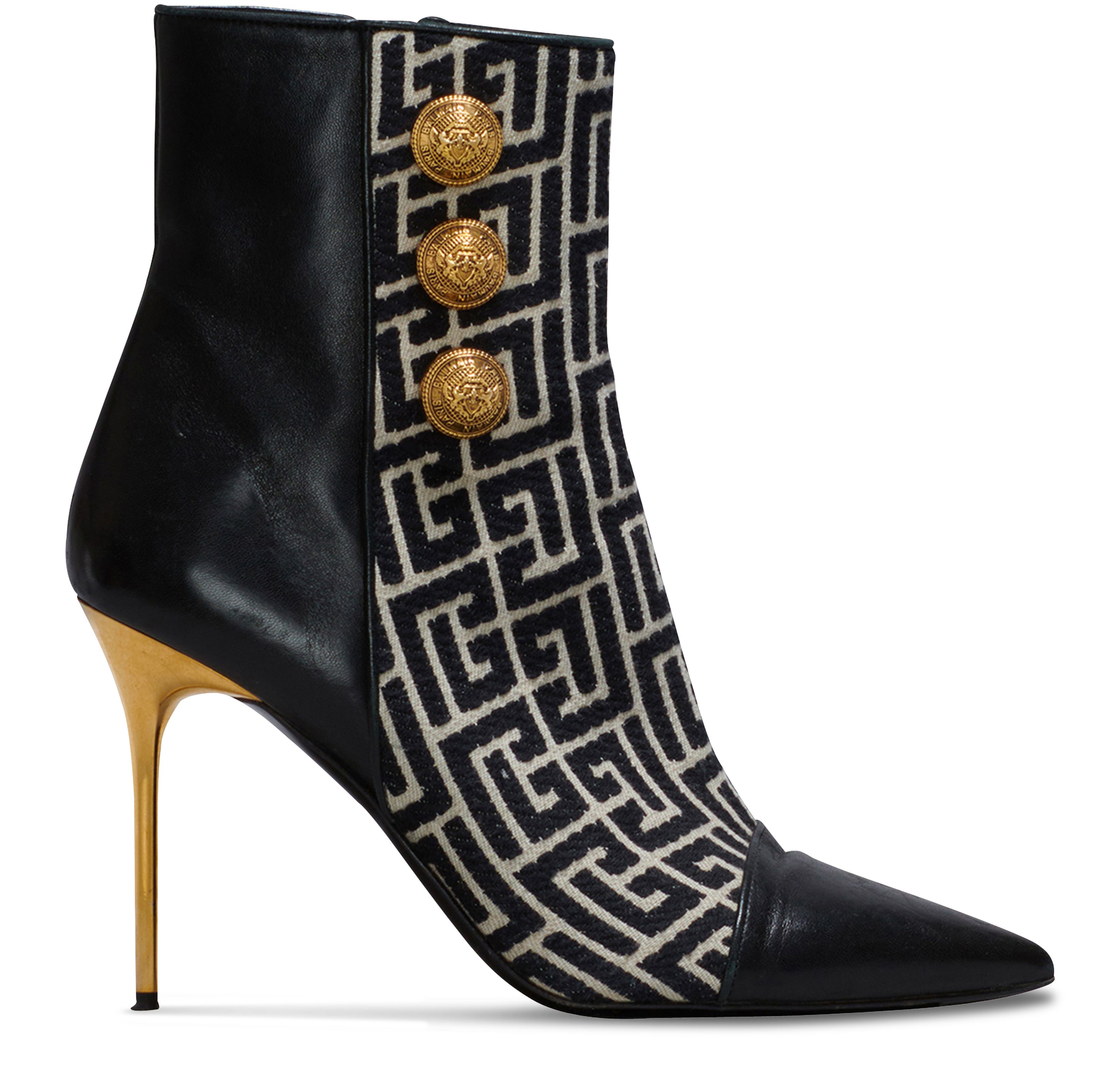 Balmain Roni jacquard boots