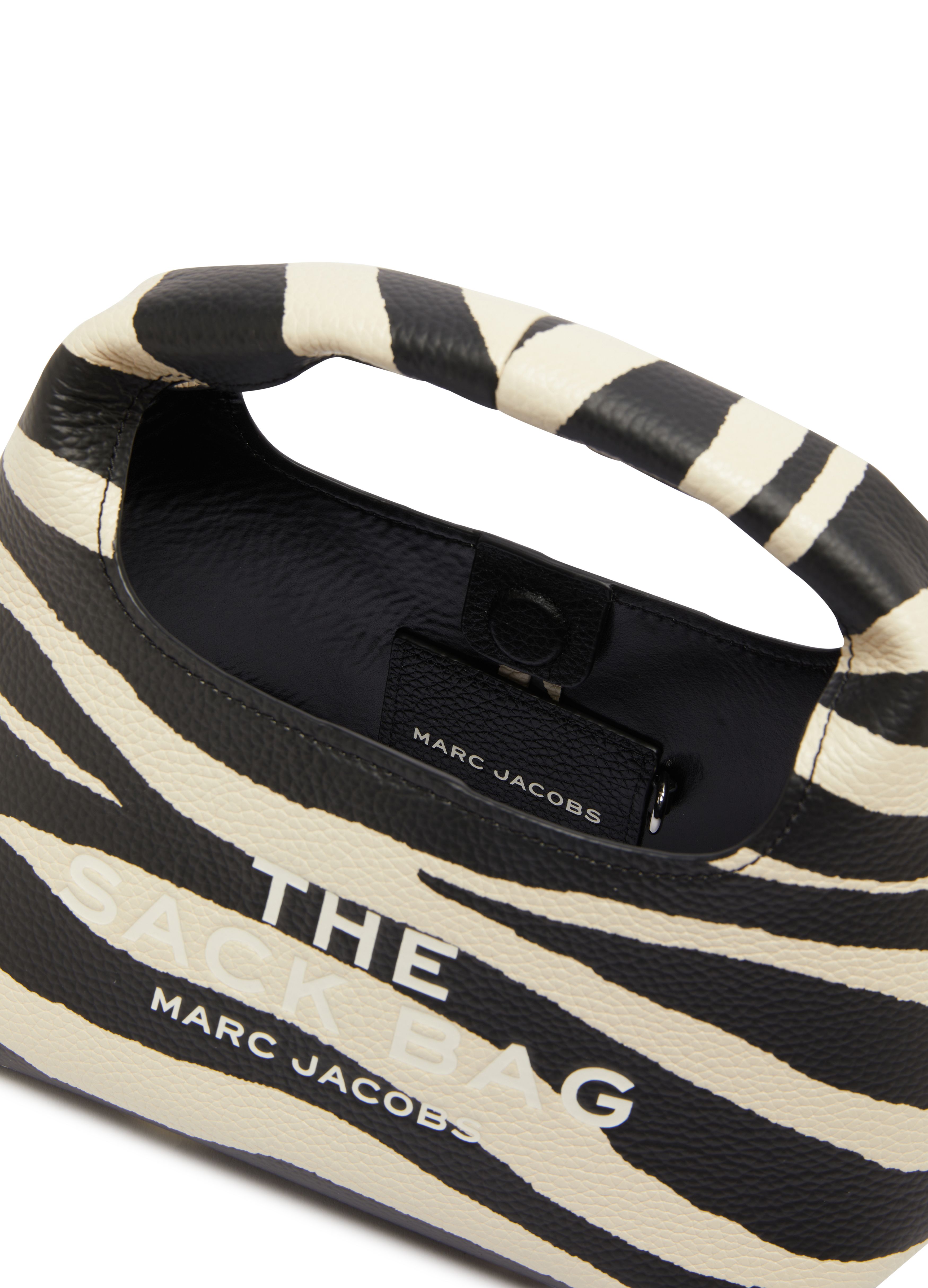 Marc Jacobs The Mini Sack leather zebra print bag