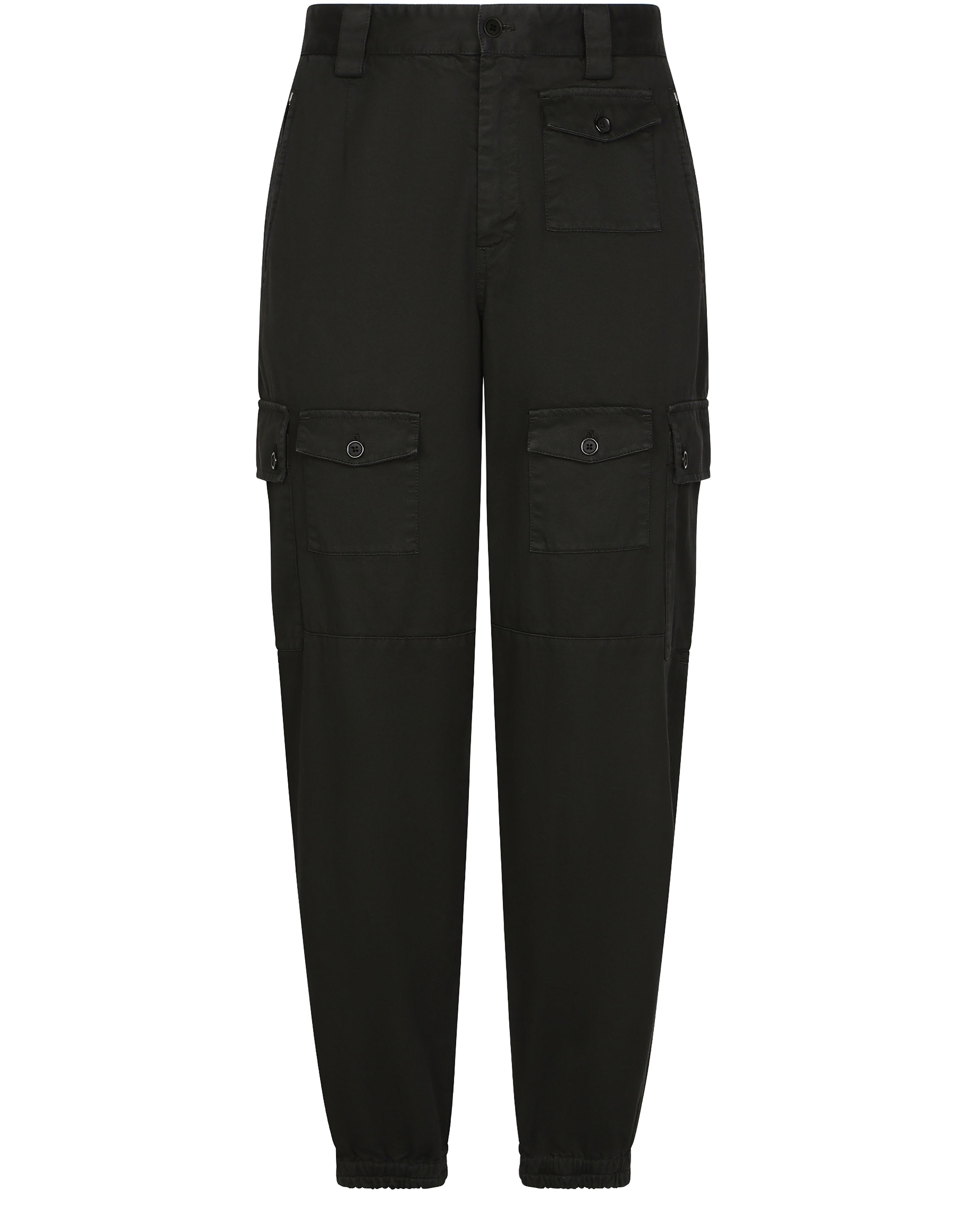 Dolce & Gabbana Garment-dyed cotton cargo pants