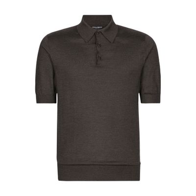 Dolce & Gabbana Silk polo shirt