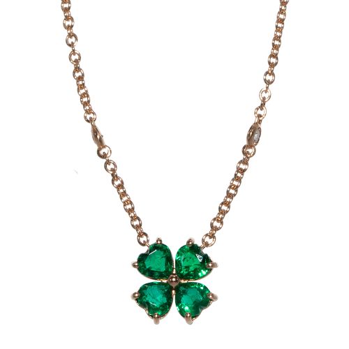  Green Flowers Necklace